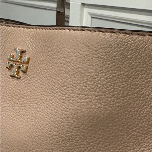 Tory Burch Bag Marsden Swingpack Light Pink Blush Leather Gold Chain Bag - Picture 13 of 17